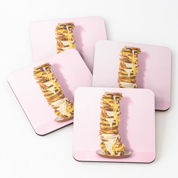 Item preview, Giant Toasted Cheese Sandwich on Pink - Toastie (Square) designed and sold by duydash.