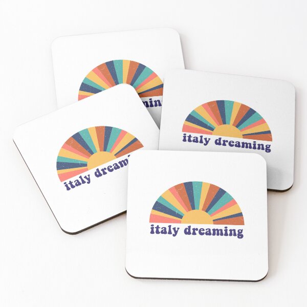 Item preview, Italy Dreaming Retro Rainbow designed and sold by Smitten Italy.