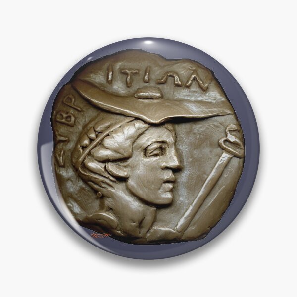 Item preview, Hermes: Greek Drachma designed and sold by Patricia Howitt.