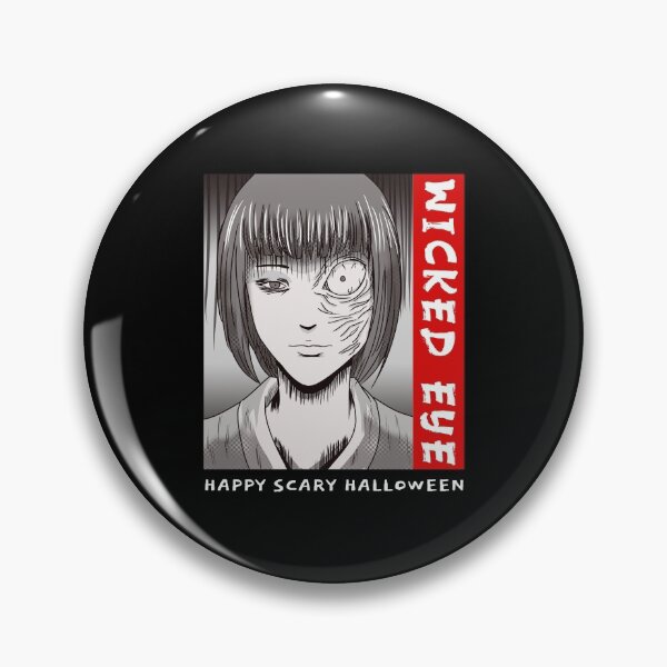 Item preview, Scary Halloween Anime character Wicked eye designed and sold by dreamofdenim.