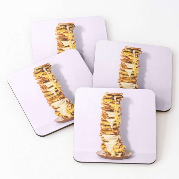 Item preview, Giant Toasted Cheese Sandwich on Purple - Toastie (Square) designed and sold by duydash.