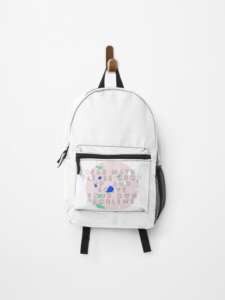 Thumbnail 1 of 3, Backpack, Dear Math designed and sold by busybiegz.