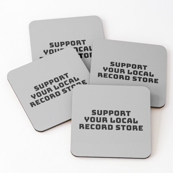 Item preview, Support Your Local Record Store designed and sold by Feel-GoodPrints.