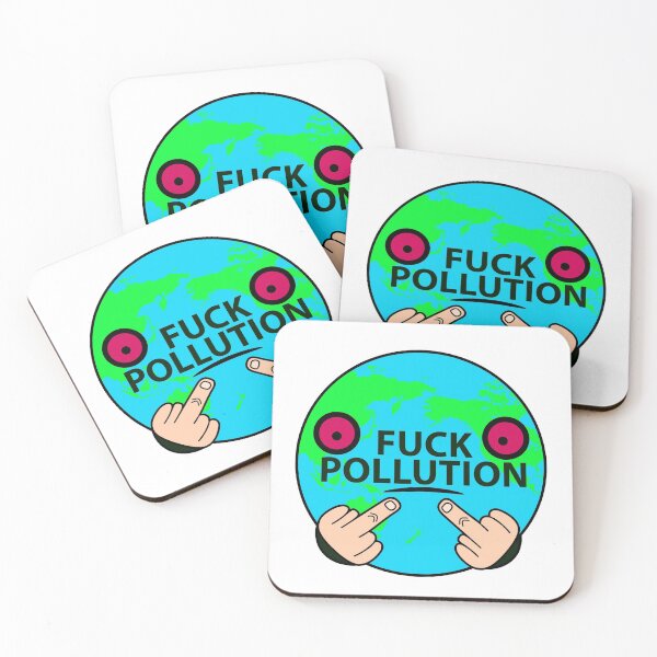Item preview, Fuck pollution, China America anti-pollution illustration designed and sold by Stéphane  Thirion.