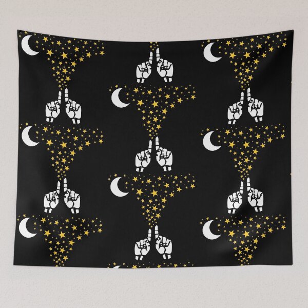 Item preview, ASL Night Sky Star Burst designed and sold by connorlewis16.