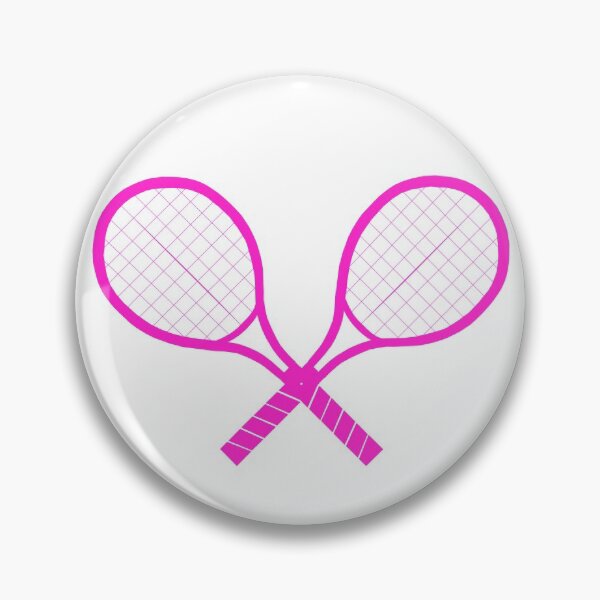Item preview, Crossed Tennis Rackets  designed and sold by Emerald Lane Design Studio.