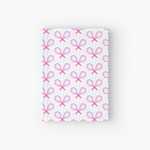Crossed Tennis Rackets Hardcover Journal