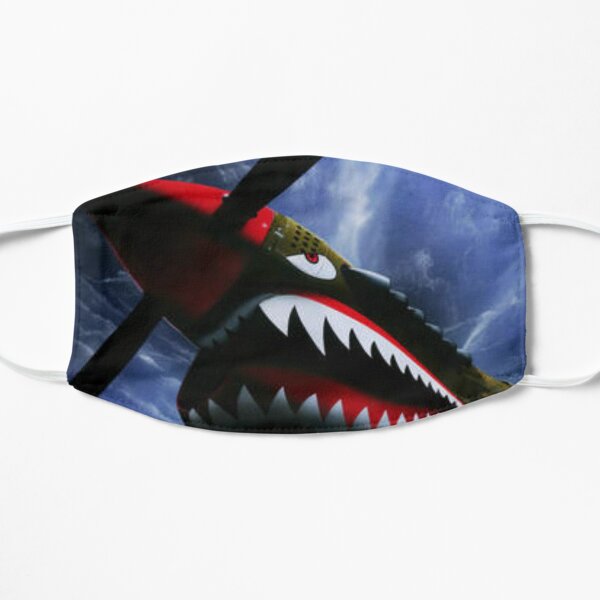 The Curtiss P-40 Warhawk Plane-American Fighter Aircraft Flat Mask