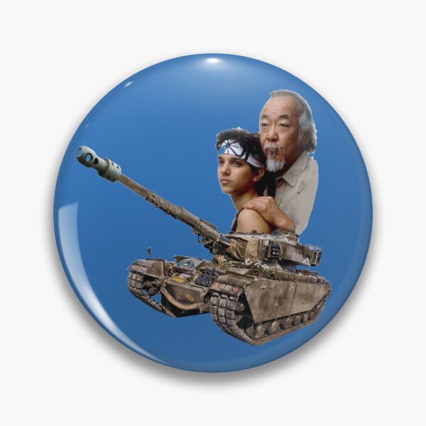 Item preview, Karate Kid and Mr Miyagi in a tank  - Fun Cool Design designed and sold by bobla25.