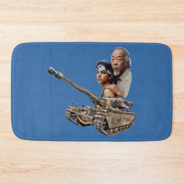 Item preview, Karate Kid and Mr Miyagi in a tank  - Fun Cool Design designed and sold by bobla25.