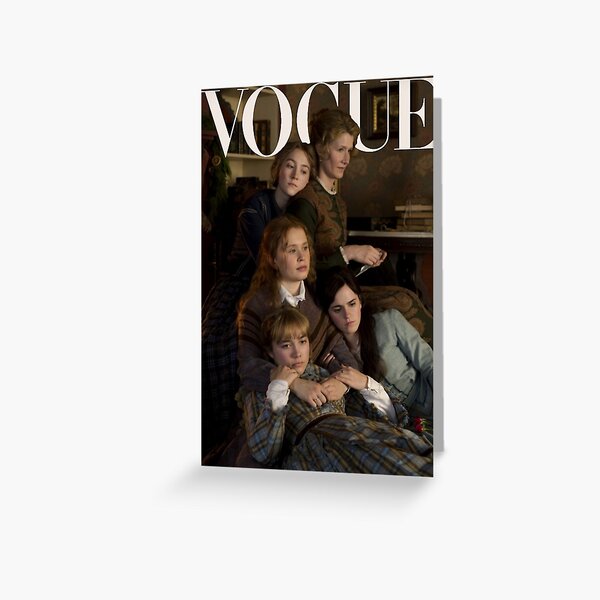 Little Women Vogue cover Greeting Card