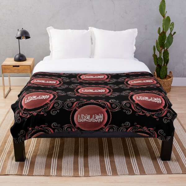 Artikelvorschau, LABEL-WENIGER Red Swirl Design entworfen und verkauft von LABEL-LESS.