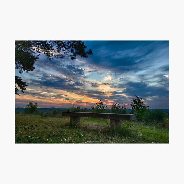 Country Sunset Photographic Print