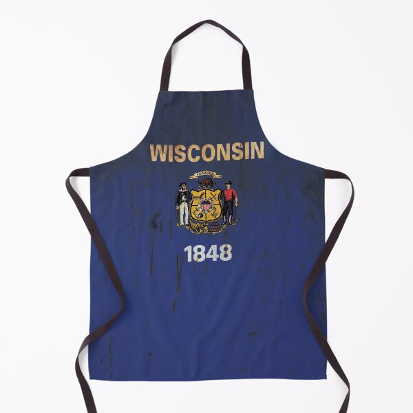 Item preview, Wisconsin Flag Grunge designed and sold by TRowanDesign.