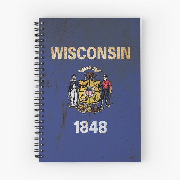 Item preview, Wisconsin Flag Grunge designed and sold by TRowanDesign.