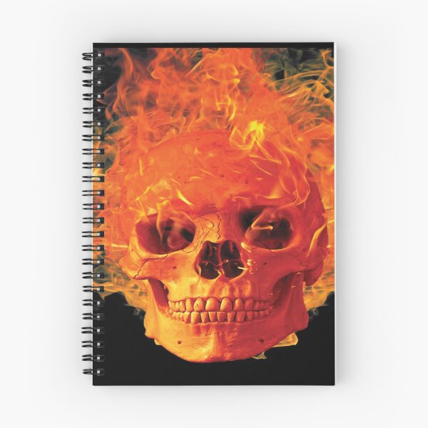 Item preview, Skull in Flames designed and sold by Sinfamous.