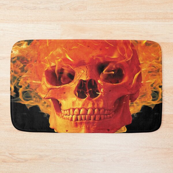 Item preview, Skull in Flames designed and sold by Sinfamous.