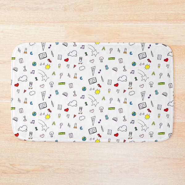 Item preview, Children Math Number Doodles Pattern designed and sold by jevelynlustan.