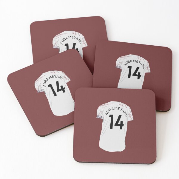 Item preview, Pierre-Emerick Aubameyang Away Jersey 14 designed and sold by PiscesVibes.