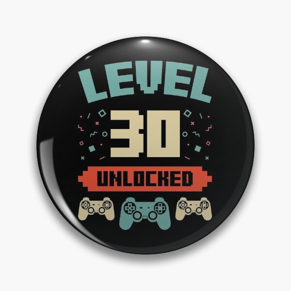 Item preview, Level 30 Unlocked 30th Birthday Present designed and sold by EstelleStar.