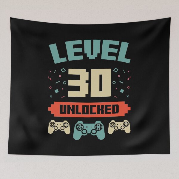 Item preview, Level 30 Unlocked 30th Birthday Present designed and sold by EstelleStar.
