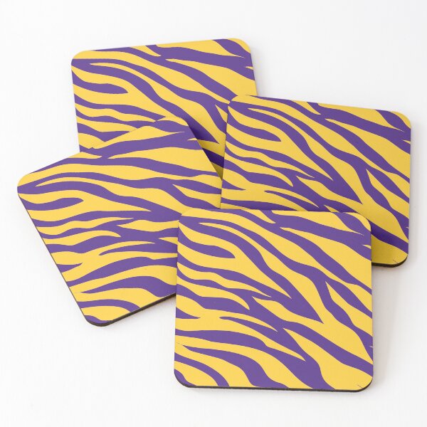 Item preview, Tiger Stripes - Yellow/Purple designed and sold by DionBlaster.