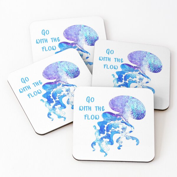 Item preview, Jellyfish - Go with the Flow designed and sold by artandsoul-py.