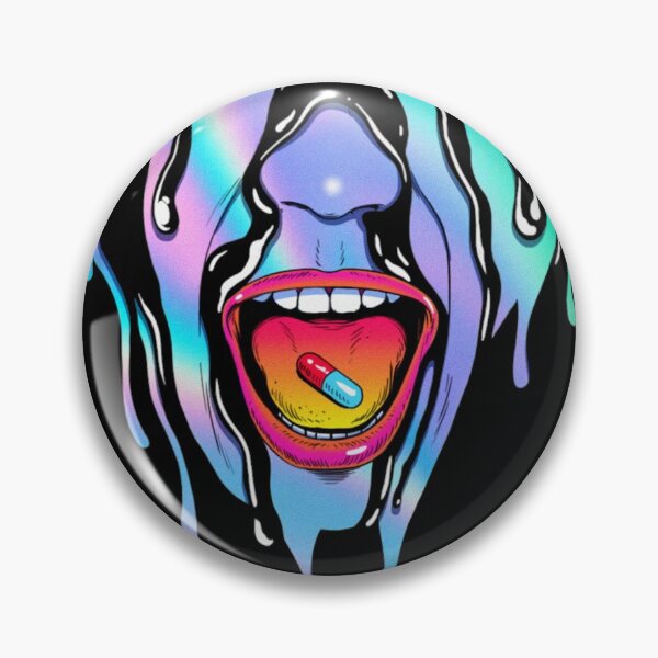 Item preview, Drugs Make Your Face Melt (psychedelic art) designed and sold by MRocco.