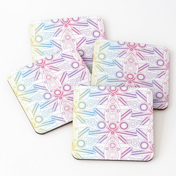Item preview, Color pattern lotus rainbow designed and sold by ela-papers.