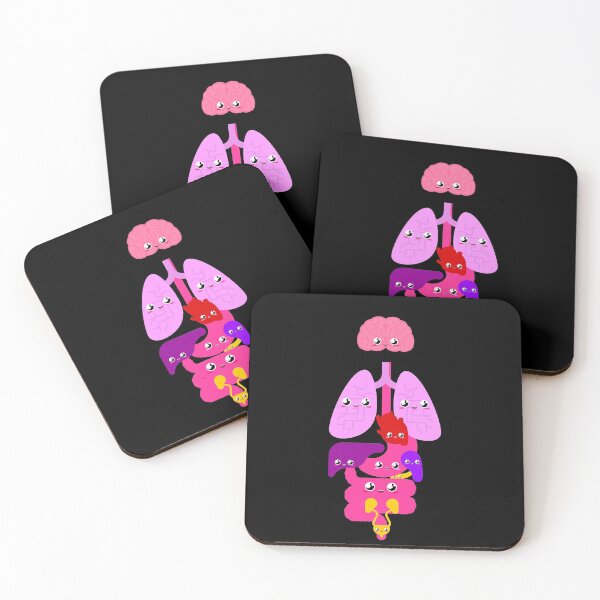 Item preview, Human Organs as Kawaii Cartoons designed and sold by me2atee.
