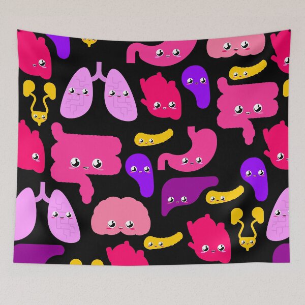 Item preview, Human Organs as Kawaii Cartoons designed and sold by me2atee.
