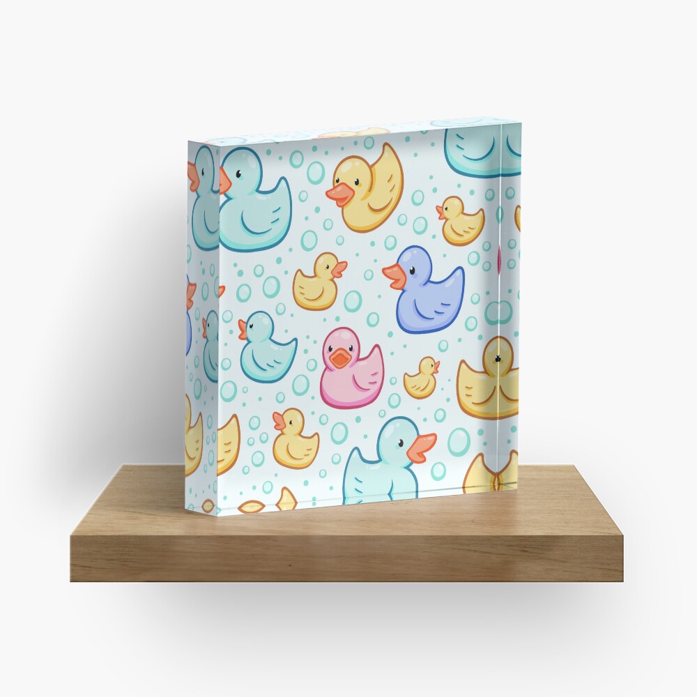Rubber Duckie Acrylic Block