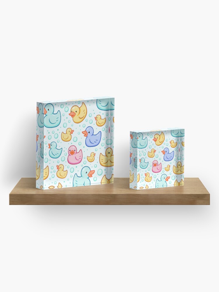 Alternate view of Rubber Duckie Acrylic Block