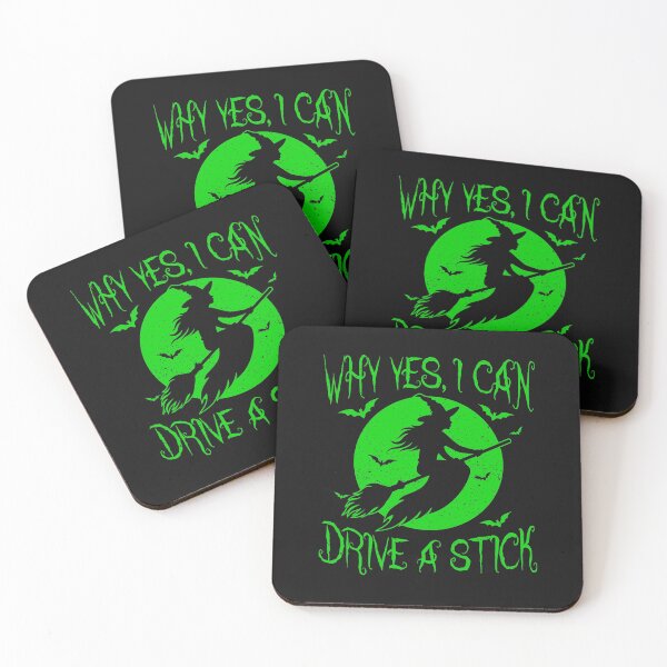 Item preview, Halloween Witch I Can Drive a Stick designed and sold by EstelleStar.