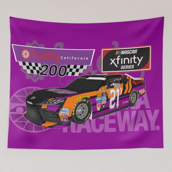 Item preview, Lucky California 200 NASCAR Xfinity Series Sonoma designed and sold by Mininascar.