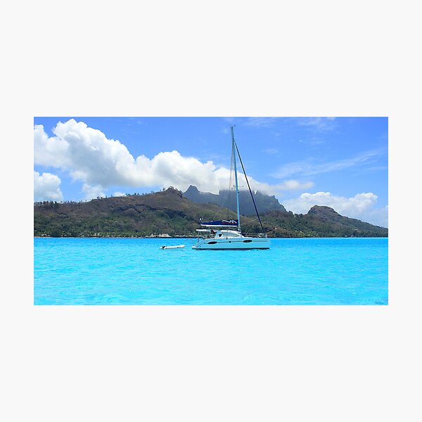 Item preview, Bora Bora - Sailing - Otumanu View designed and sold by Honor Kyne.