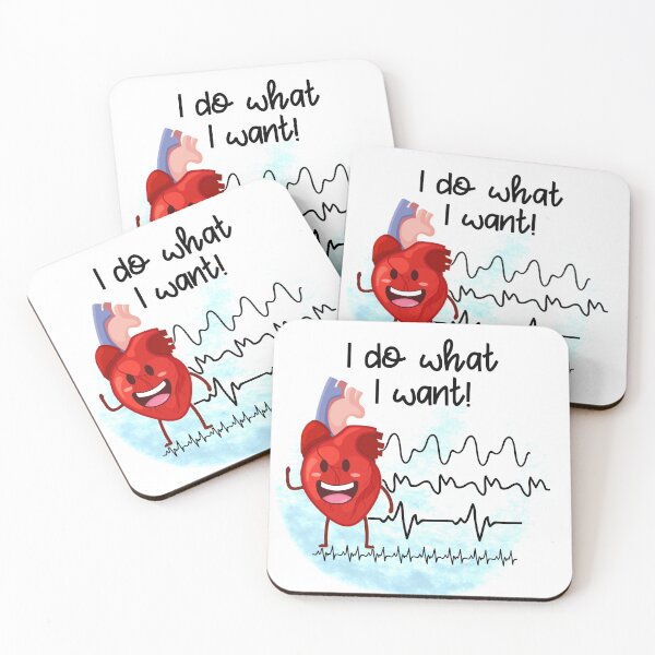 Item preview, I Do What I Want Funny Kawaii Human Heart designed and sold by me2atee.