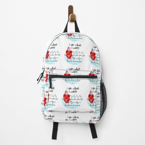 Item preview, I Do What I Want Funny Kawaii Human Heart designed and sold by me2atee.