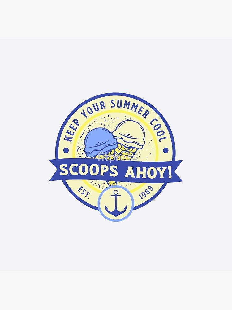 scoops ahoy retro sailor icecream tshirt/ 80s Retro/Stranger things/ Fashion/  80s Clothing | 80s Shirt | 80s Gift | | Old school Shirt | Retrowave | Hipster by fitpress