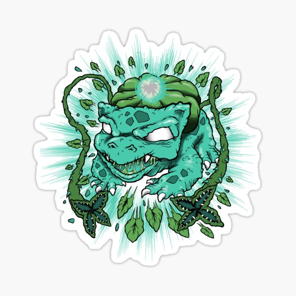 Bulb Monster Pegatina
