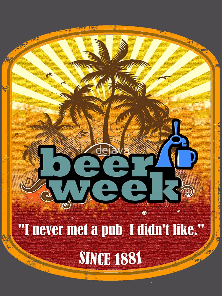 Imagen 6 de 6, Sudadera con capucha oversize prémium con la obra Beer Week Beer Time, diseñada y vendida por dejava.