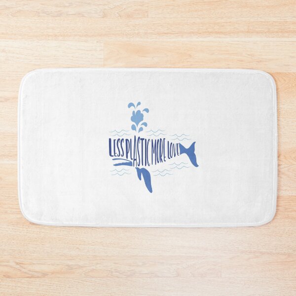 Item preview, Less Plastic More Love-save the whales' design gift idea for men women or kids designed and sold by BRtisticDesigns.