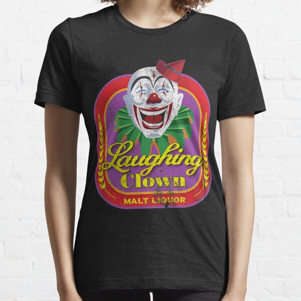 T-shirt de liqueur de malt de clown qui rit T-shirt essentiel
