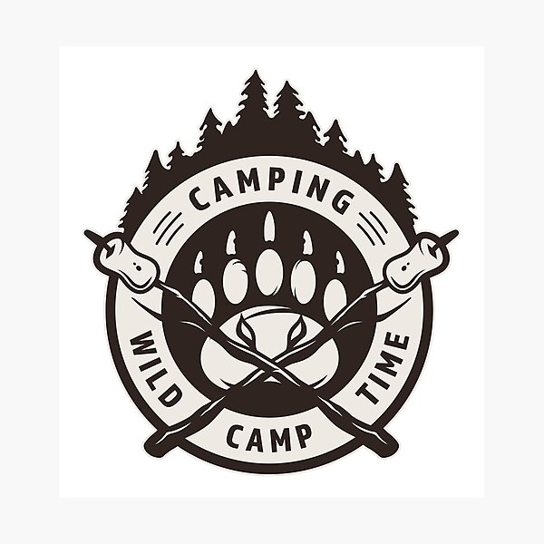 Item preview, Camping Wild Camp Time designed and sold by Vector Scout Lab.