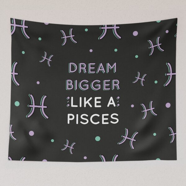 Item preview, Dream bigger like a Pisces designed and sold by Cat-designs.