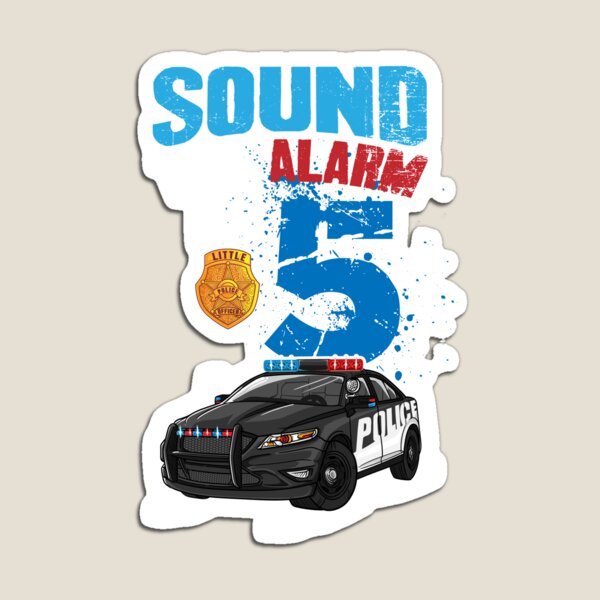 Item preview, Kids Police Car 5th Birthday Gift Boy - Sound The Alarm Im 5 designed and sold by Captain Mood.