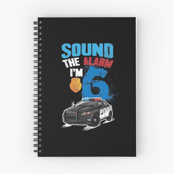 Item preview, Kids Police Car 6th Birthday Gift Boy - Sound The Alarm Im 6 designed and sold by Captain Mood.