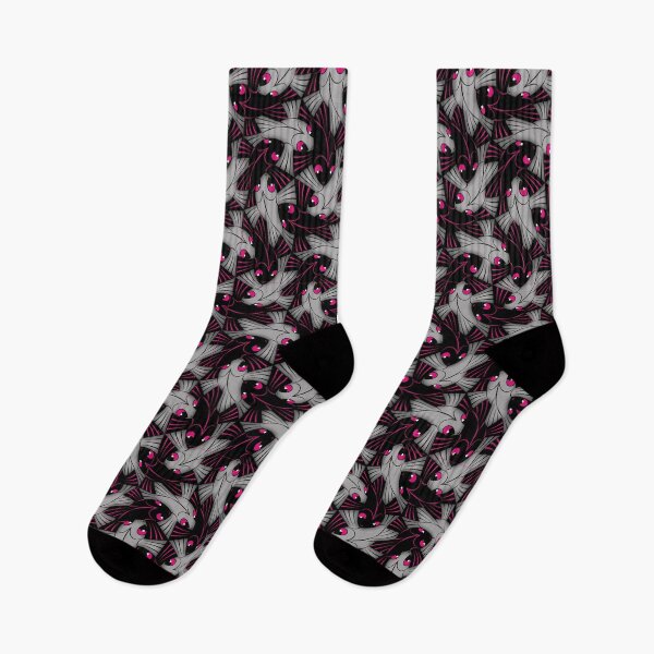 Item preview, Flying Fish Tessellation - Grey and Pink designed and sold by DaveSavageArt.