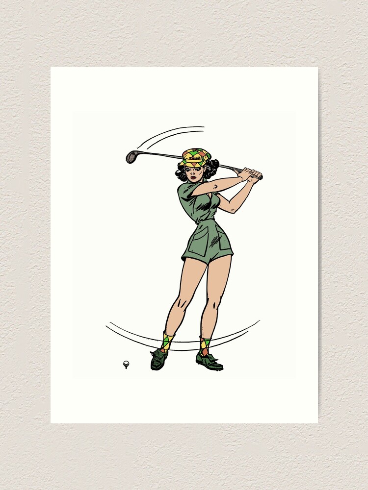 Vintage Golf Tshirt Retro Cartoon Tshirt Golf T Shirt Golfing Tee Golf Ball Tshirt Golf Club Mom T Shirts Gifts Birthday Present Gifts For Golfers Vintage Golfing T Shirts Art Print By Fitpress Redbubble