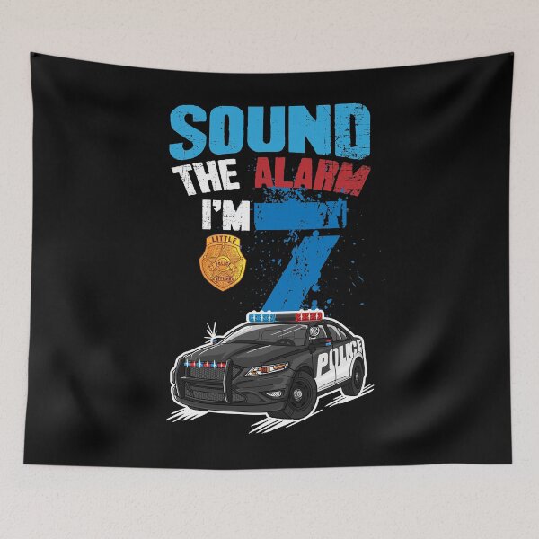Item preview, Kids Police Car 7th Birthday Gift Boy - Sound The Alarm Im 7 designed and sold by Captain Mood.